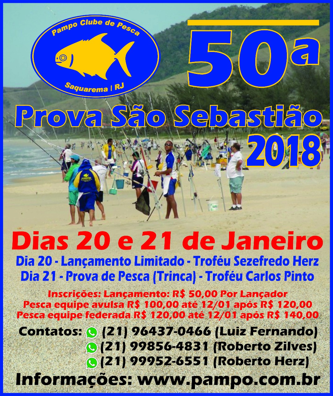 50ª Prova São Sebastião de Pesca e Lançamento